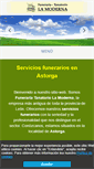 Mobile Screenshot of funerarialamoderna.com
